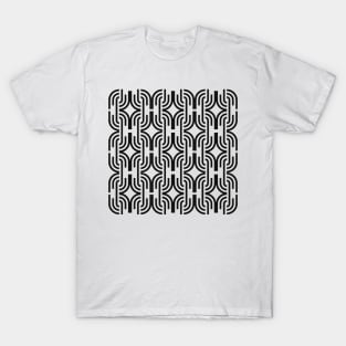 Black and white pattern elegant deco T-Shirt
